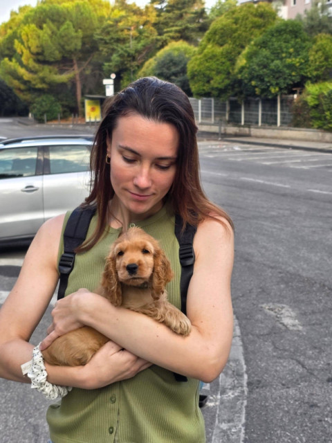 Victoria Jane's puppy