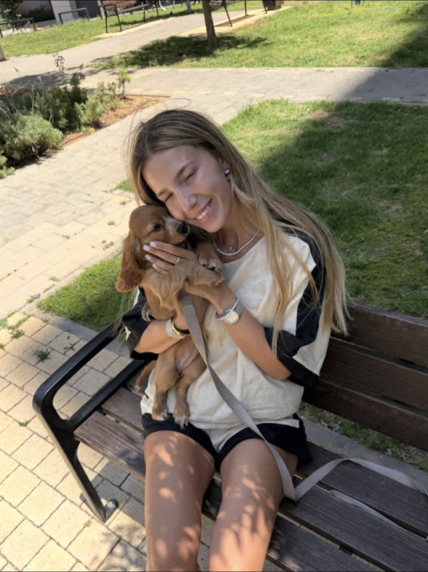 Priya Sharma's puppy