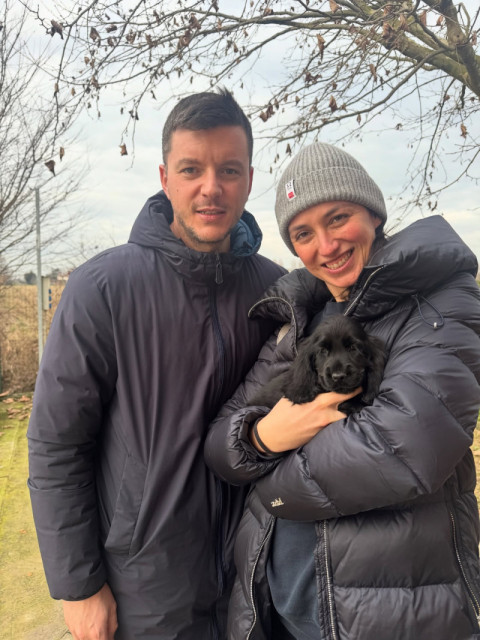 Daniel Hughes's puppy