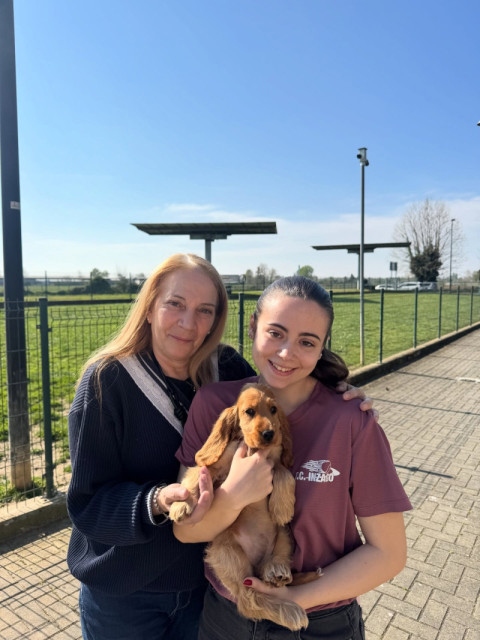 Olivia Parker's puppy